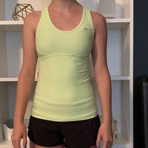 NIKE DRI-FIT TANK TOP WITH BUILT IN BRA